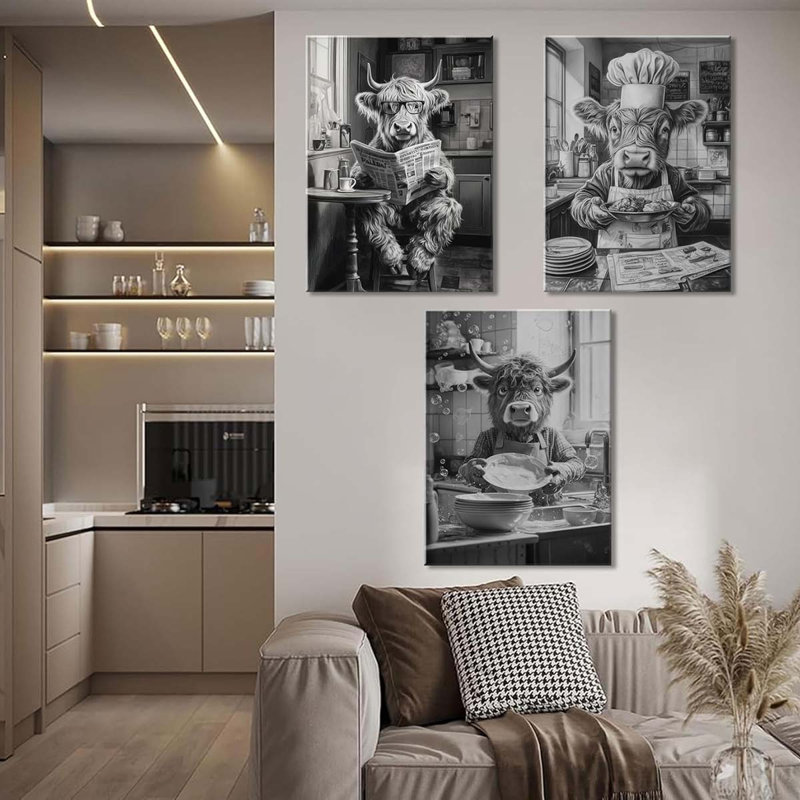 3 Piece Wrapped Canvas Print