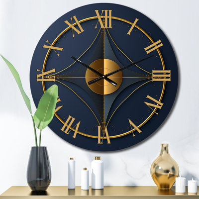 Horloge murale en métal