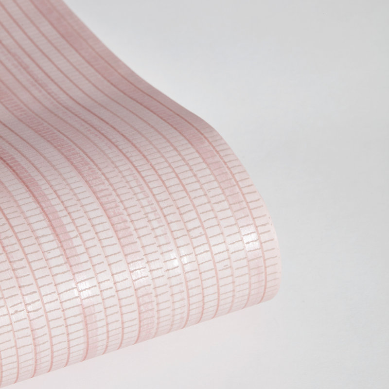 Marshawn 16.5' L x 20.5" W Textured Peel and Stick Wallpaper Roll, 16.5' L x 20.5" W, Pink