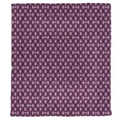 Édredon réversible simple Katelyn Elizabeth Argyle Skulls