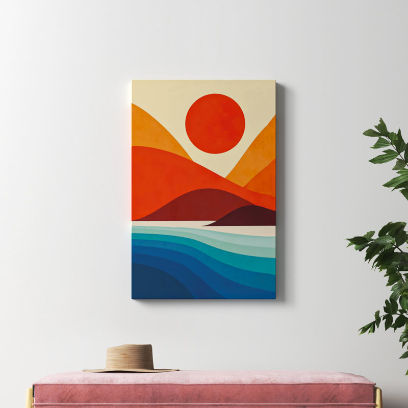 AllModern Tadeo Seaside On Canvas Print & Reviews | Wayfair