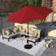 Parasol de marché 108 po Aallyah-88509927