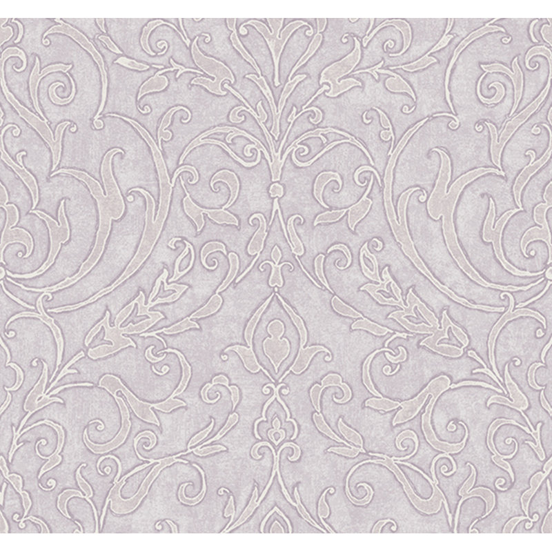 Rouleau de papier peint lisse L 27 pi x l 27 po Ferretti, Mauve clair