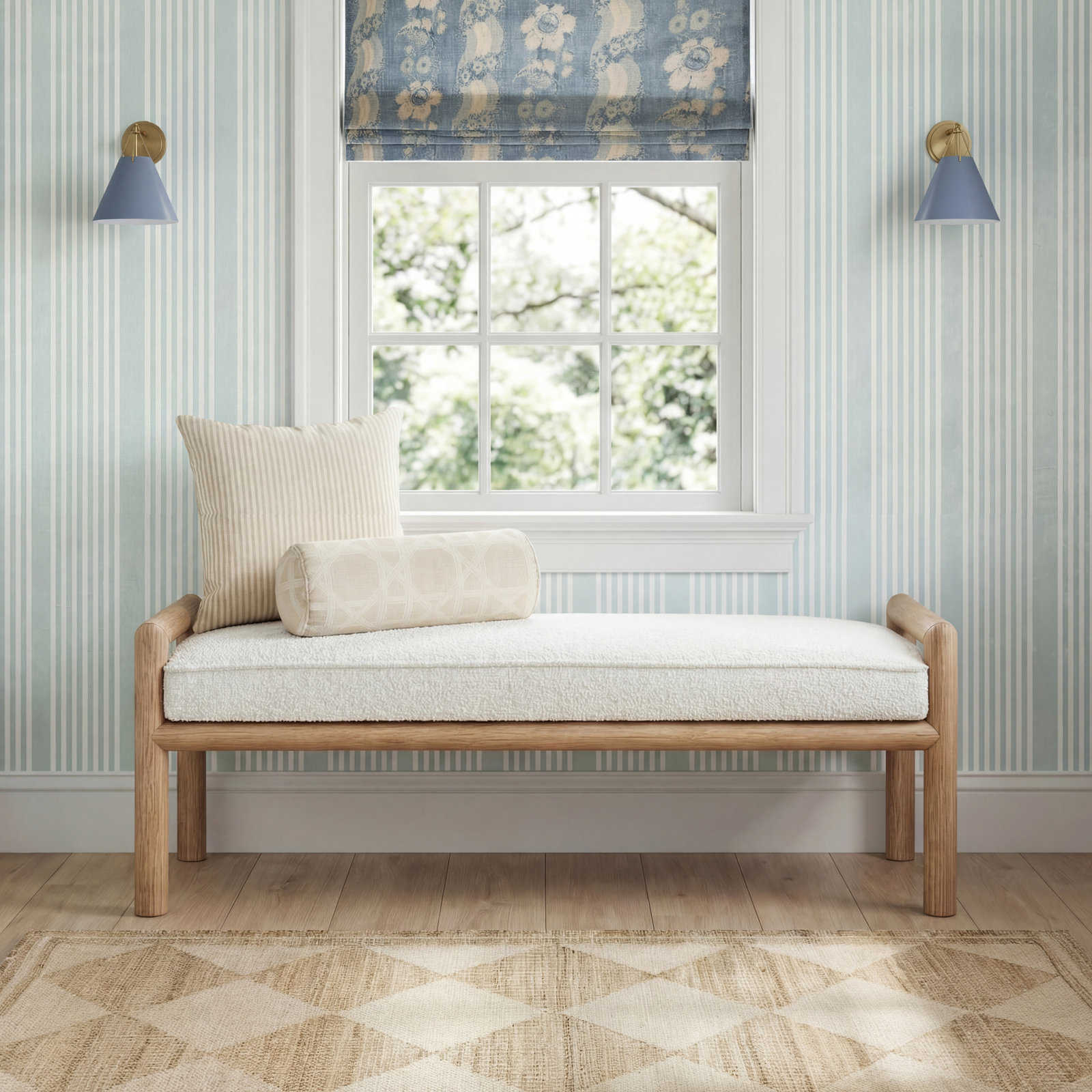 Colleen Bench, Basalt Gray, Gray