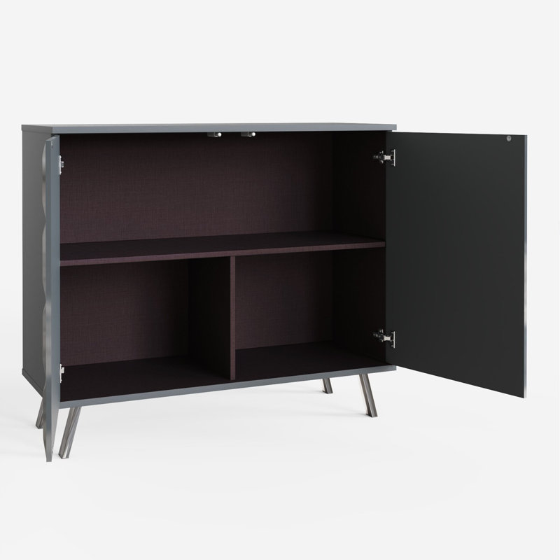 ELEVATE Tall 2 Door Sideboard, Grey
