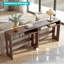 Console de 40 po avec rangement ouvert, vestibule et canapé Rodney