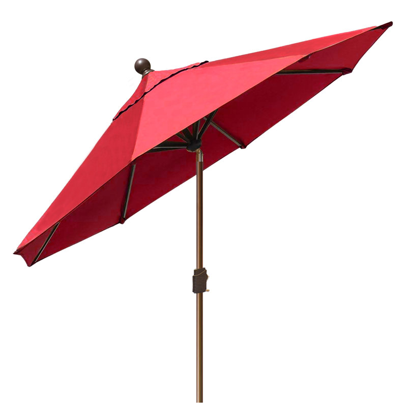 Parasol de marché 9 pi Kaibab, Rouge