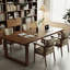 Bureau moderne en bois massif-1101132895