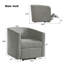 Fauteuil inclinable électrique de 33,5 po de largeur avec repose-pieds-132127205