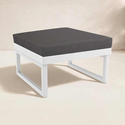 Lane Upholstered Outdoor Ottoman with Cushion
