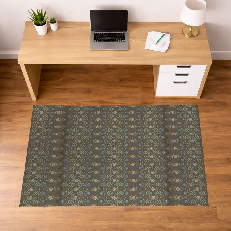 Tapis de bureau Kalina, H 0,1 po x l 36 po x P 24 po, Chocolat