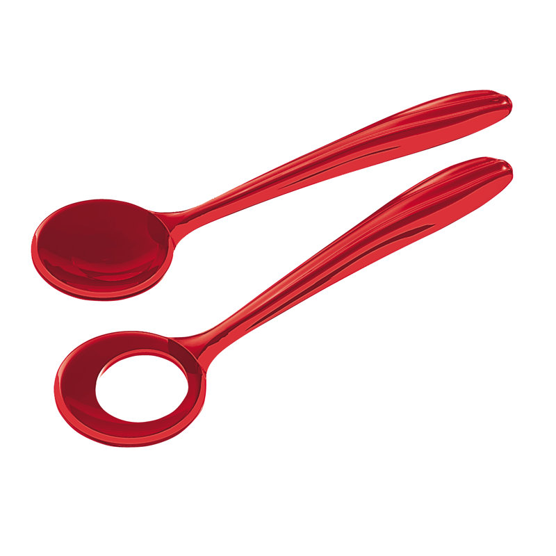Salad Servers, Red