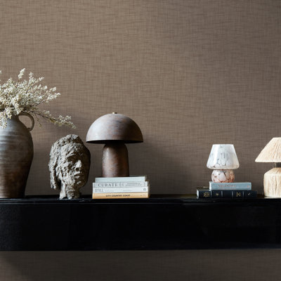 Weathered Linen Stone Wallpaper