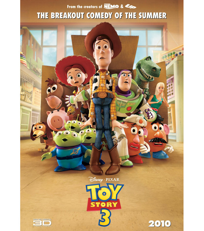 Toy Story 3, 18" H x 13" W