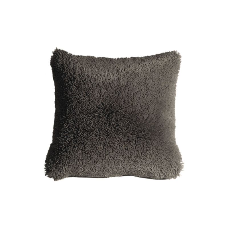  Coussin Soft Plush, Gris