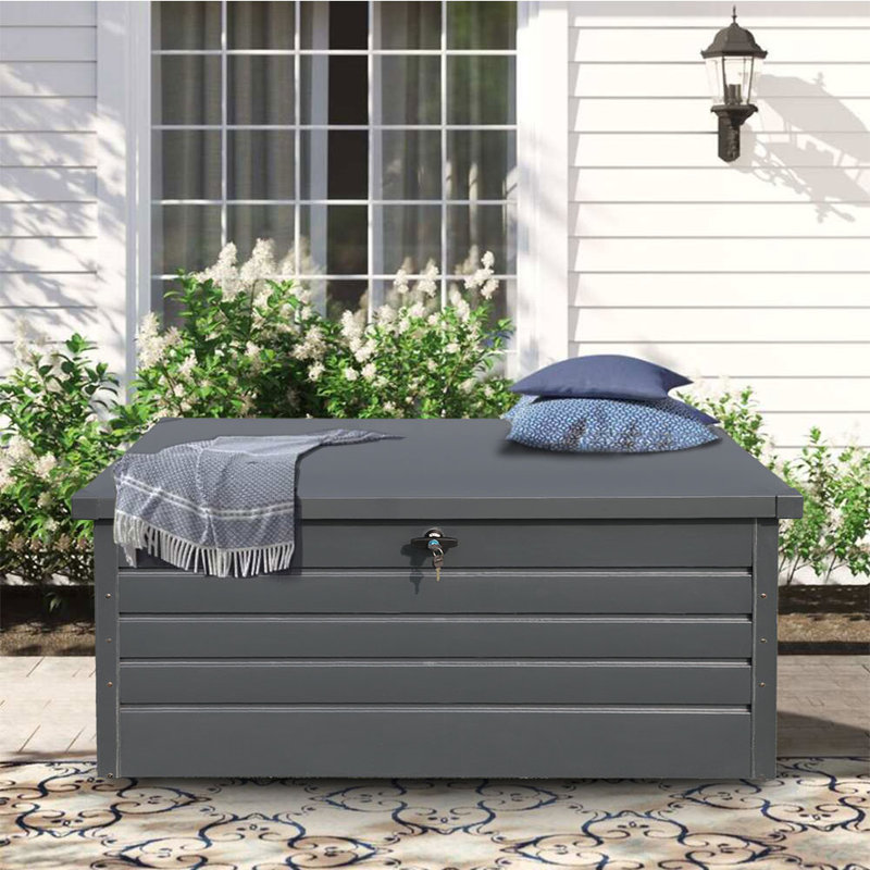 Botelho 300 L Metal Storage Box, Black