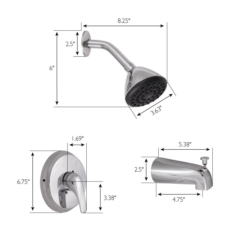 Système de douche complet
