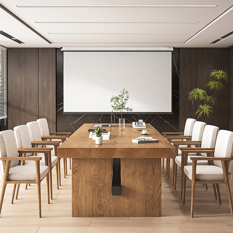 Table de conférence 110,24 po, H 29,53 po x L 110,24 po x l 39,37 po