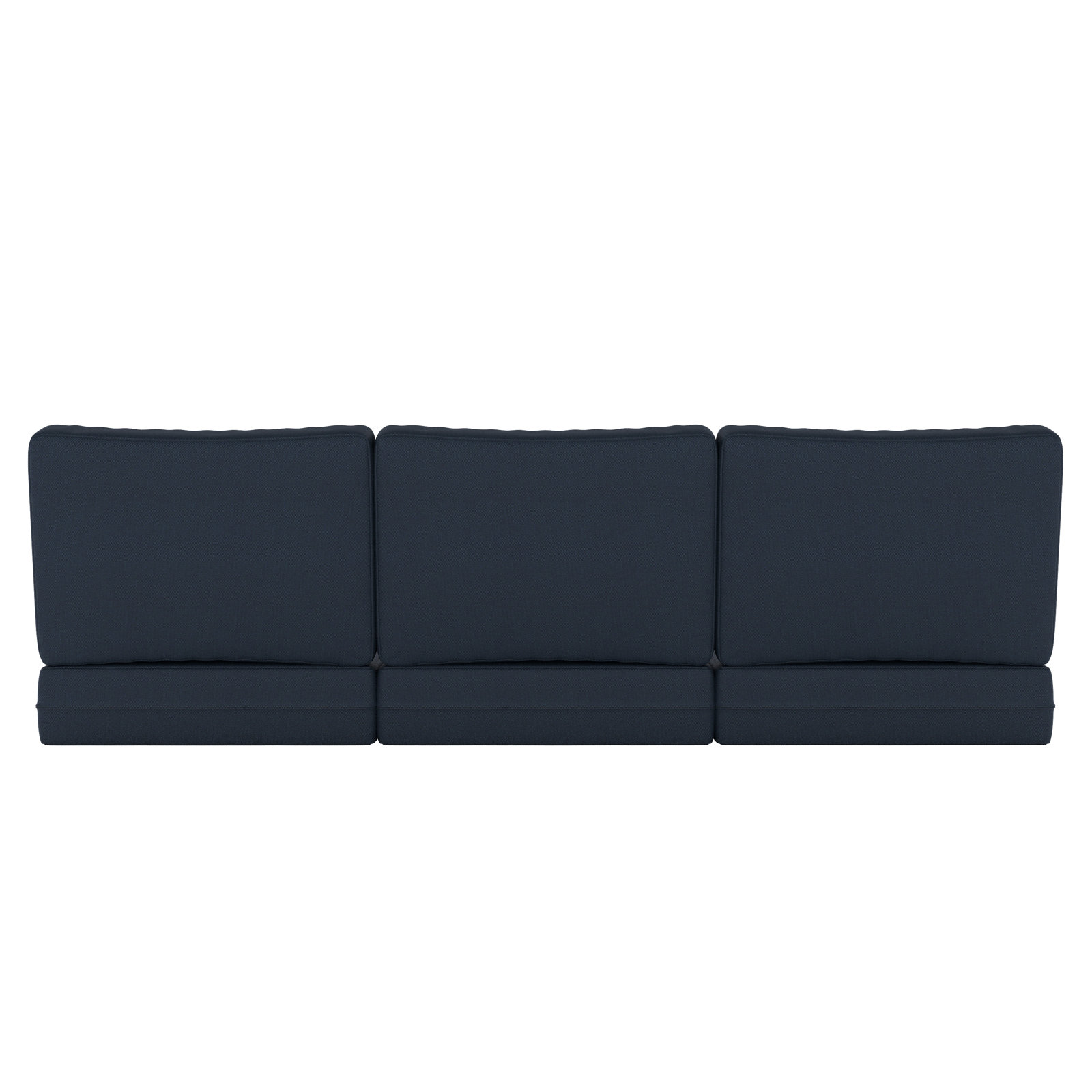 25" Sunbrella® Sofa Seat and Back Cushion, Canvas Navy Sunbrella® Canvas