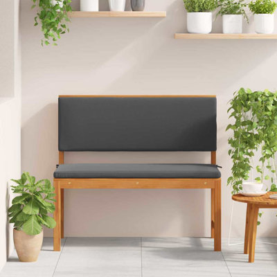Garden Bench 100 X 50 X 91Cm Solid Acacia Wood by Ebern Designs