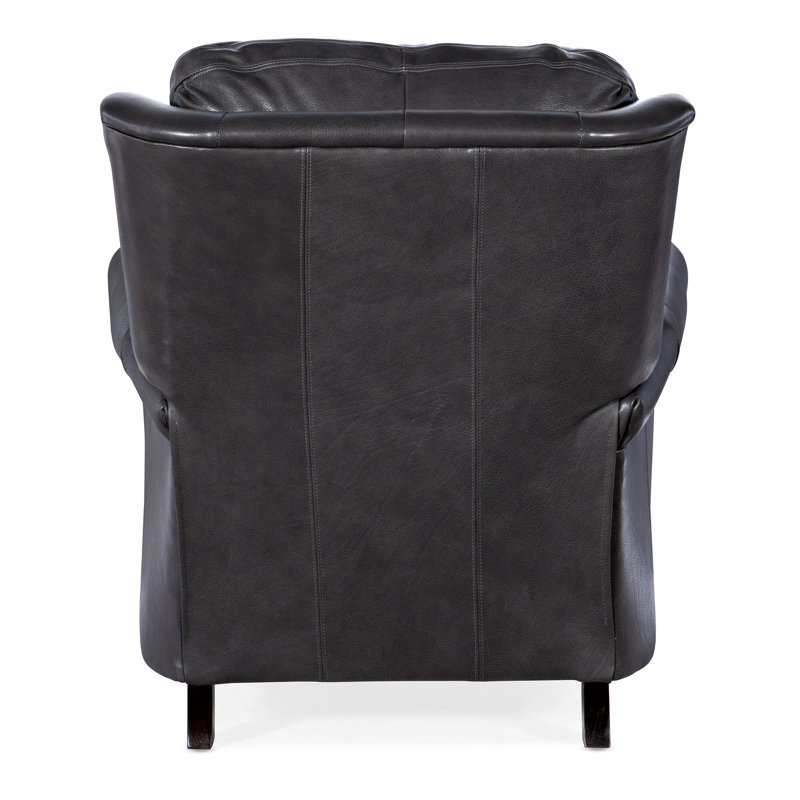 Richardson Manual Recliner, Gunmetal with Tapered Leg