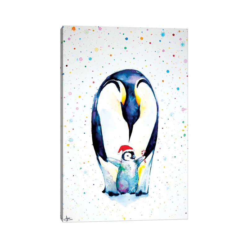 Little Steps (Christmas) by Marc Allante - Wrapped Canvas Gallery-Wrapped Canvas Giclée, 20.32 cm H x 30.48 cm W