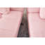 Tissu convertible futon avec pieds en métal-1095289649