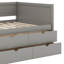 Lit de jour simple avec tiroirs et tablettes-10728919-10728875
