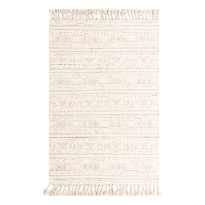 Performance Wool Striped Indoor Rug, Rectangle 6'1" x 9'