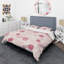 Ensemble de housse de couette mid-century roses-40702817