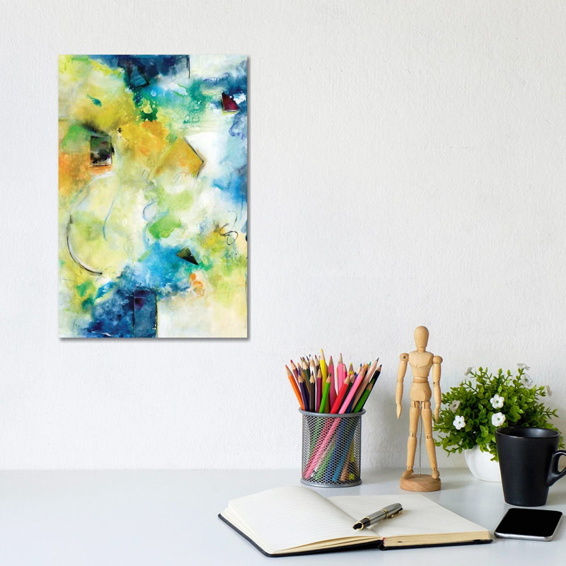 Starlings II by Joyce Combs - Wrapped Canvas Painting, 20.32 cm H x 30.48 cm W