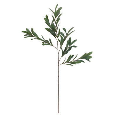 Elements Artificial Olive Branches In Vase