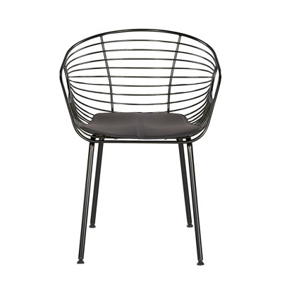 Bonneau 46cm H Upholstered Ladder Back Armchair