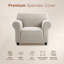 Premium Stretch Spandex Sofa Cover - Durable, Stylish & Easy-Fit Slipcover-644392459-644392448