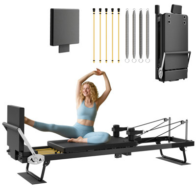 91.5" Foldable Pilates Reformer Machine
