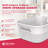  4 Qt Decorative Storage Basket, Small Home Organizer, White, 8 Pack-336954585-348921127