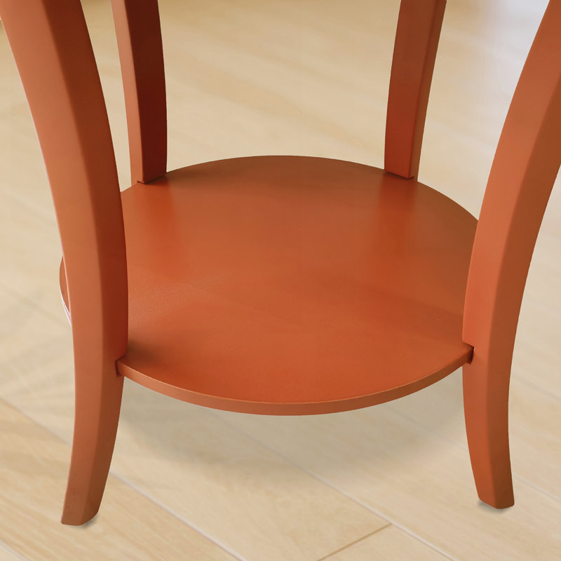Table de bout Contemporary, Orange