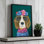 «Regal Beagle» par Yvette St. Amant, reproduction d'art sur toile