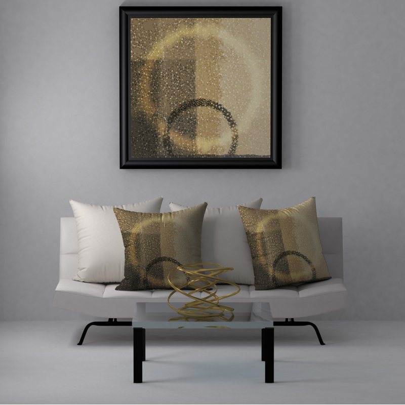  Housse de coussin carré et insert, 18 po x 18 po