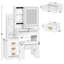 Camariyah Dressing Table with Mirror