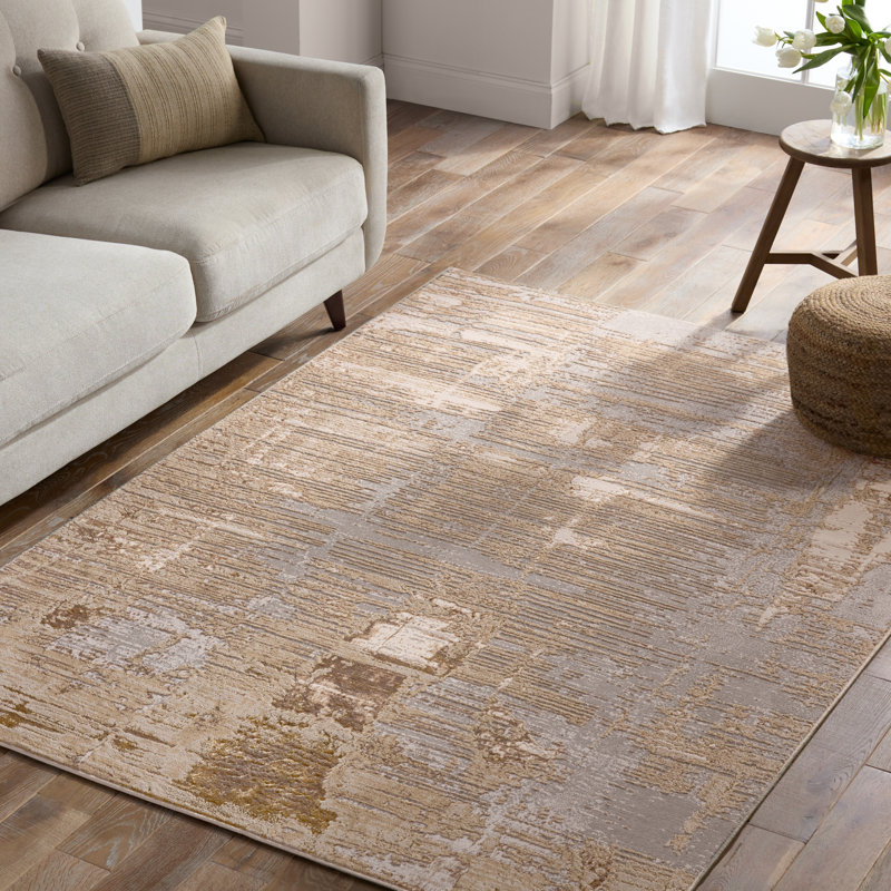 Abstract Indoor Rug, Rectangle 6'7" x 9'6"