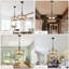 Lustre tambour en bois massif à 5 lumières Reback avec détails en métal-1467987810-1437944102-1422312813