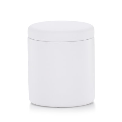 Domus White Matte Bathroom Storage Container