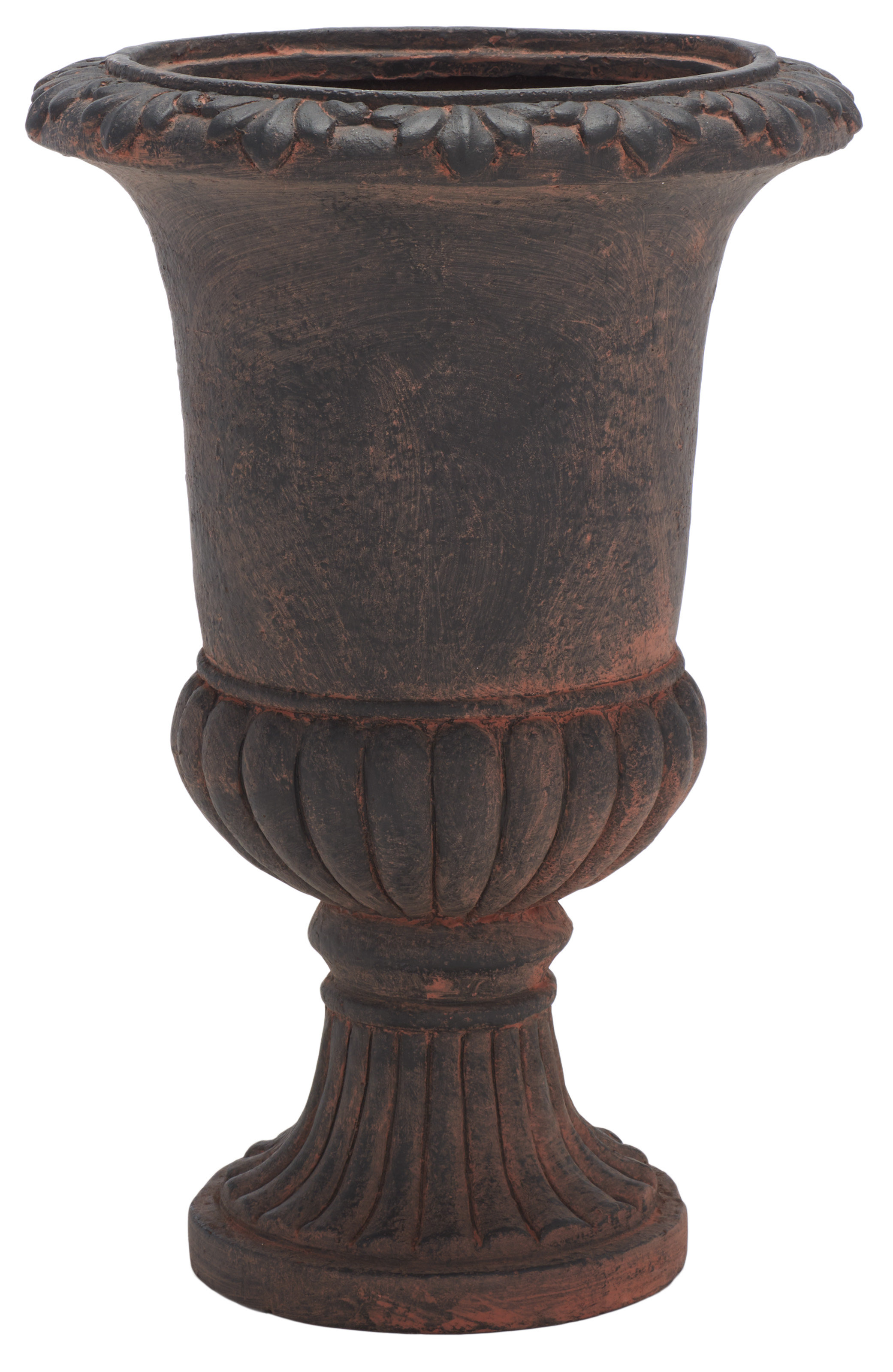Market Copacabana Urn Planter, Brown