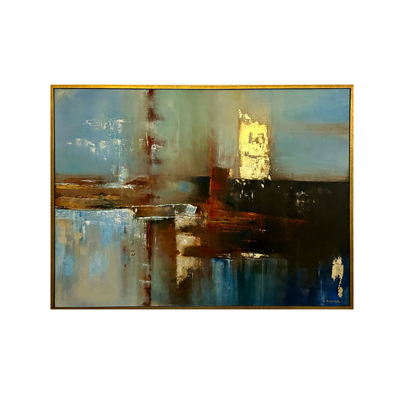 Modern Abstract | Mixed Media On Canvas | With Frame | By Roopsi Batra