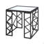 Ensemble de tables basses et tables de bout en verre trempé 3 pièces