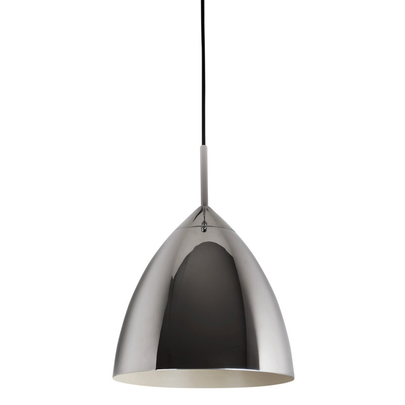 Joel 1 - Light Pendant, Cream, 11.81" H x 6.77" W x 6.77" D