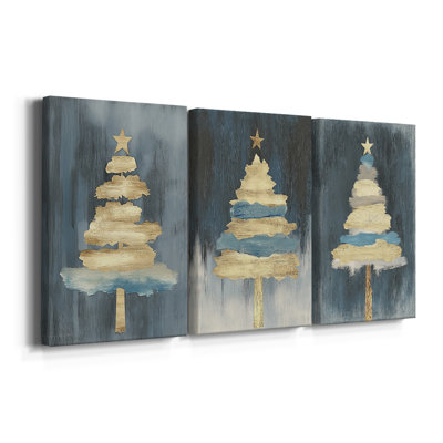 Art des Fêtes de Noël CLxxxix - Toile tendue avec châssis - 3 pièces