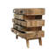 Table de chevet en bois massif Jeanea