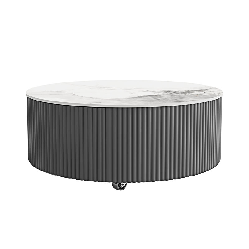 Movable Coffee Table with Casters